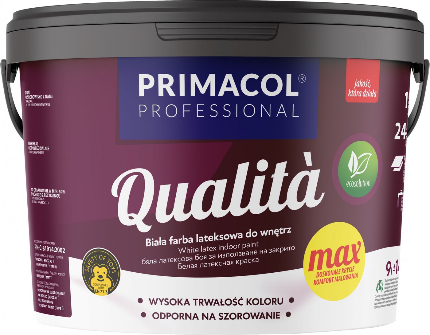 

Краска Primacol Qualita 4.5 л (белый)