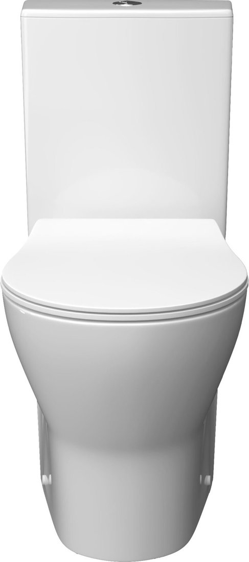 Унитаз напольный Керамин Сканди Slim МЛ 2-режим (белый)