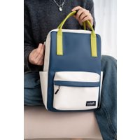 Городской рюкзак Vokladki Хэнди S (бело-синий)