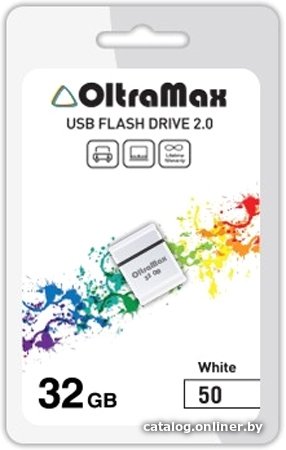 USB Flash OltraMax 50 32GB (белый)