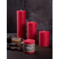Набор свечей Мелт 100 мм (3 шт, красный)