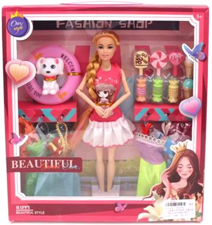 

Кукла Наша Игрушка Модница 8021A5