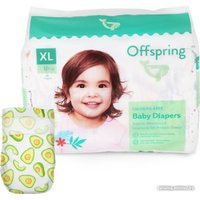 Подгузники Offspring XL 12+ кг Авокадо OF01XL30AVO (30 шт)