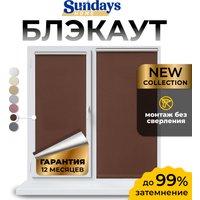 Рулонные шторы Sundays Home LM 168-09 43x160 (коричневый)