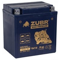 Мотоциклетный аккумулятор Zubr Premium YB30L-BS R+ (30 А·ч)