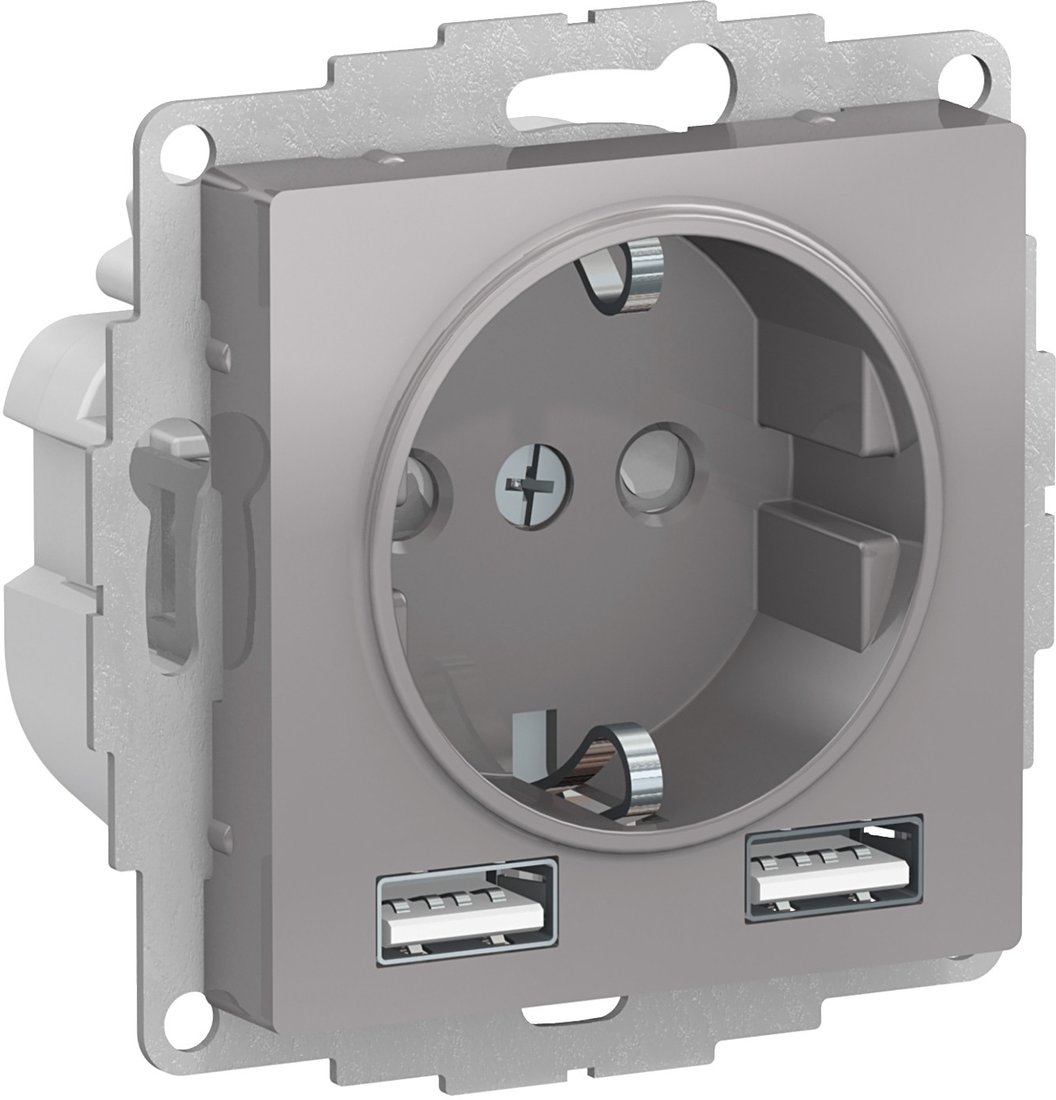 Розетка Systeme Electric AtlasDesign ATN000330