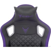 Игровое (геймерское) кресло Knight Outrider (черный/фиолетовый)