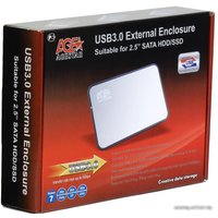 Бокс для накопителей 2.5" AgeStar 3UB2A8 Silver