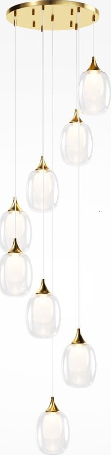 Подвесная люстра Maytoni Aura MOD016PL-08BS1