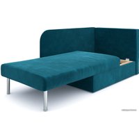 Тахта Мебель-АРС Алиса (бархат, сине-зеленый star velvet 43 black green)