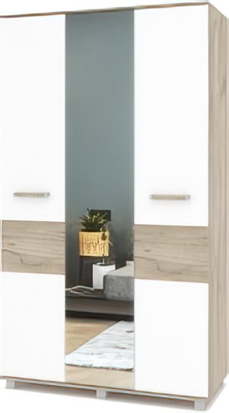 

Шкаф распашной Modern Виора В31 (серый дуб/белый)