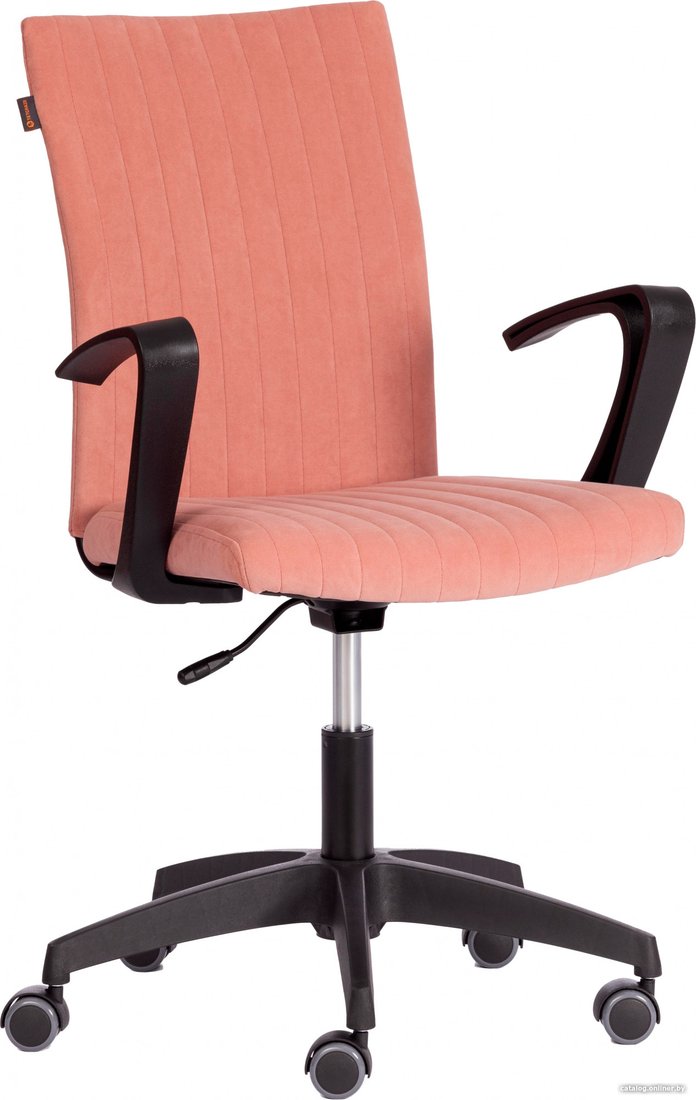 Офисное кресло TetChair Spark флок (розовый)