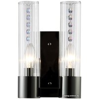 Бра Crystal Lux Otono AP2 (Black/Chromium/Transparent)