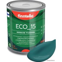 Краска Finntella Eco 15 Malakiitti F-10-1-1-FL035 0.9 л (темно-бирюзовый)