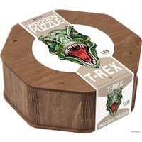 Пазл Eco-Wood-Art Ти-рекс в деревянной упаковке