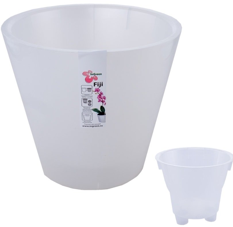

Горшок Plastic Republic Fiji 1.6 л (белый)