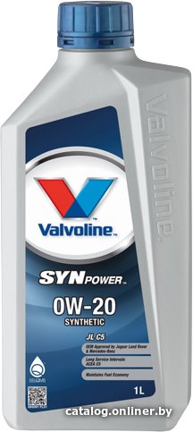Моторное масло Valvoline SynPower JL C5 0W-20 1л