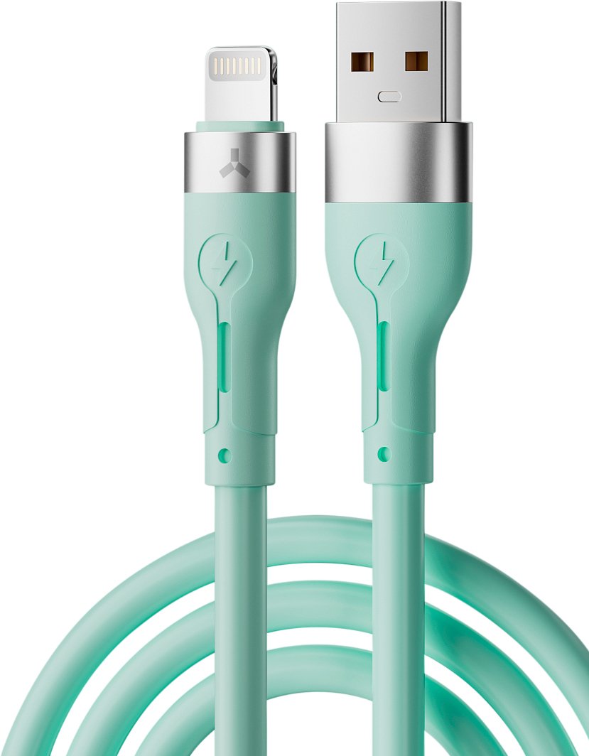 

Кабель AccesStyle AL24-S100 USB Type-A - Lightning (1 м, светло-зеленый)