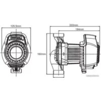 Циркуляционный насос IBO Magi 25-100/180 (230V)