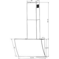 Кухонная вытяжка Elikor Wave 60 BK
