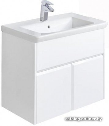 Roca Тумба Up 60 ZRU9303010 с умывальником Gap 60 (белый)