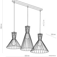 Подвесная люстра TK Lighting Sahara 3352