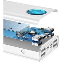 Внешний аккумулятор Baseus Amblight Digital Display 65W 30000mAh (белый)