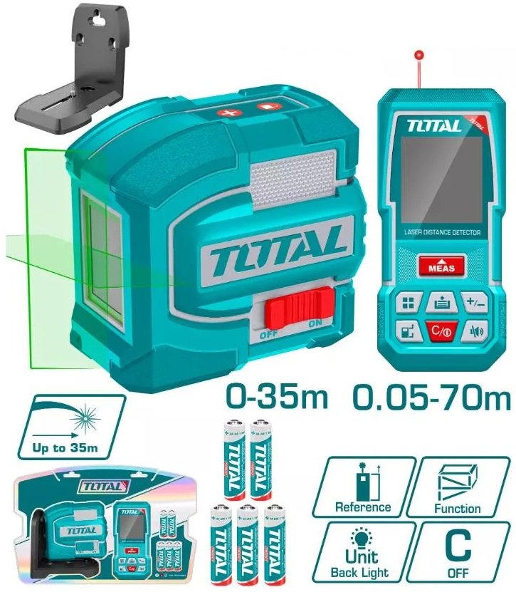 

Total TOSLL0401 (лазерный уровень, лазерная рулетка)