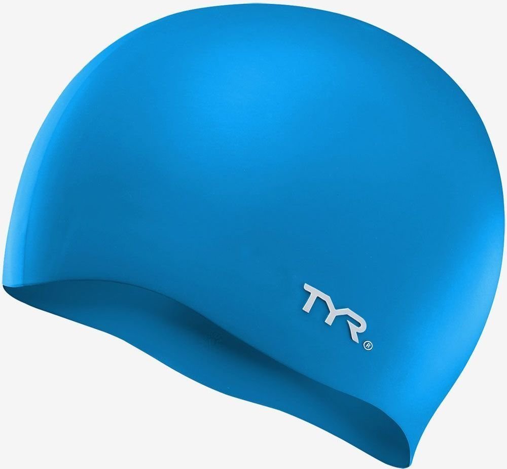 

Шапочка для плавания TYR Wrinkle Free Silicone Cap LCS/420 (голубой)