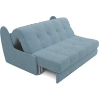 Диван Мебель-АРС Аккордеон Барон №2 ППУ 180x200 (голубой Luna 089)