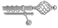 

Карниз для штор Lm Decor Вираж 098 2р гладкий 25/16мм (сатин, 2.8м)