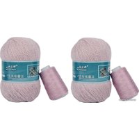 Набор пряжи для вязания ХоббиБум Пух норки H889 50 г 340 м (пудра)