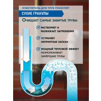 Средство для труб Glutoclean гранулят 600 г
