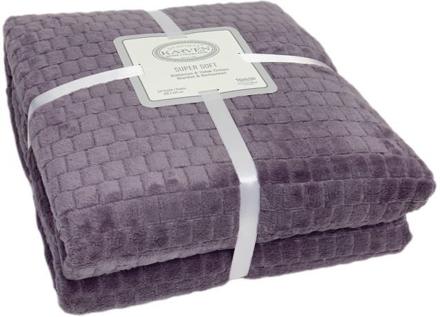 

Плед Karven Super Soft Vigan Евро 200x220 Р 942 (лиловый)