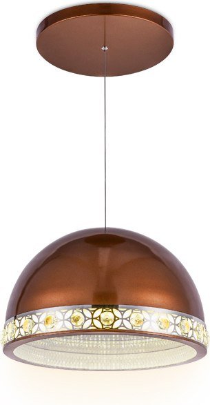 

Подвесная люстра Ambrella Acrylica Ice FA9497 CF/CH (кофе/хром)
