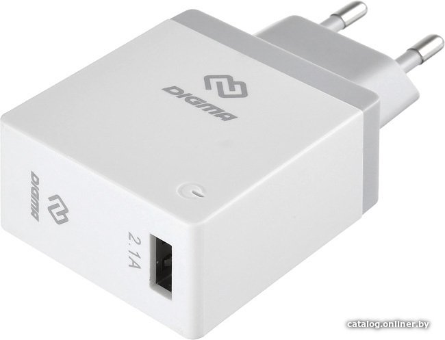 Сетевое зарядное Digma DGWC-1U-2.1A-WG