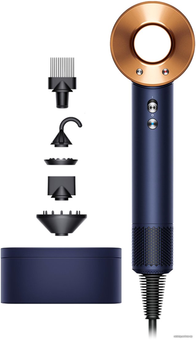 Фен Dyson HD07 Supersonic (евровилка, берлинская лазурь/медный)