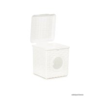 Коробка для хранения Violet Ротанг с иллюминатором V420306 (белый)