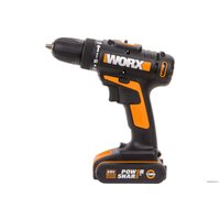 Дрель-шуруповерт Worx WX101 (с 2-мя АКБ, сумка)