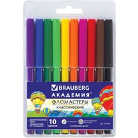 Фломастеры BRAUBERG Академия 151410 (10 шт.)