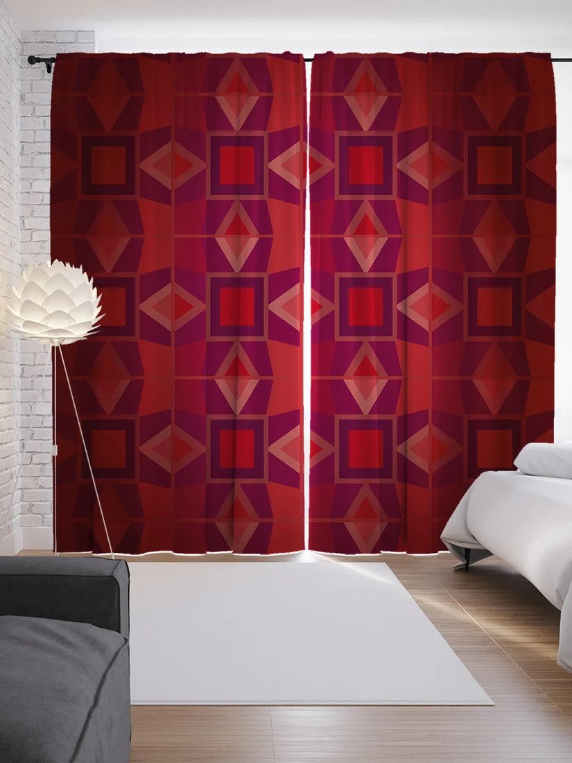 

Комплект штор JoyArty Геометрический градиент p_55146 (145x265)