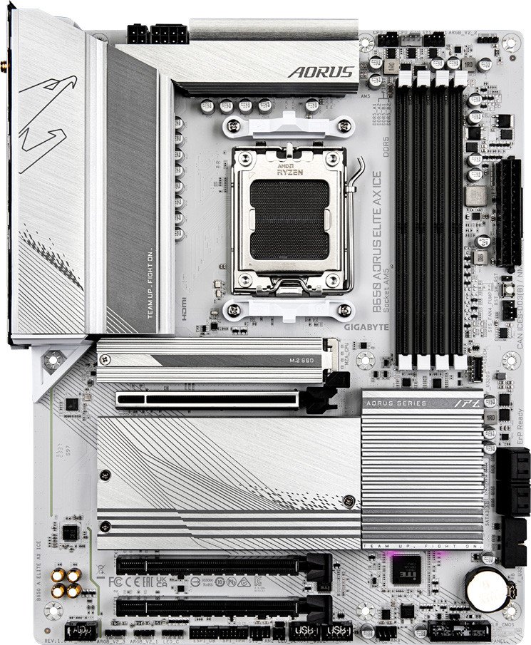 Материнская плата Gigabyte B650 Aorus Elite AX ICE