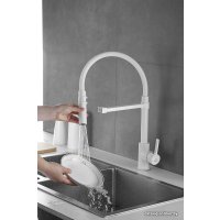 Смеситель Rose R133C (белый)