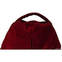Кресло-мешок Palermo Bormio велюр XL (бордо)