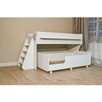 Двухъярусная кровать Красная звезда Р444 Капризун 7 160/180x80 (белый)