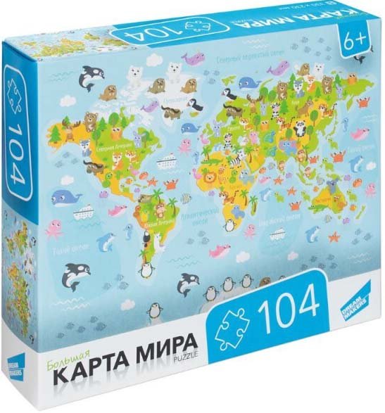 

Пазл Dream Makers Карта мира RI1003C