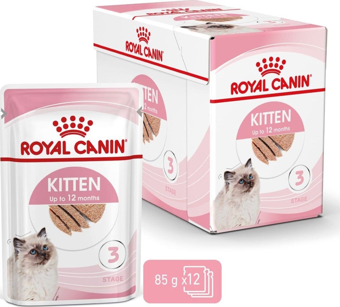 Пресервы Royal Canin Kitten Loaf паштет для котят 12x85 г