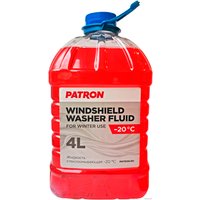 Стеклоомывающая жидкость Patron Windshield Washer Fluid -20C 4л