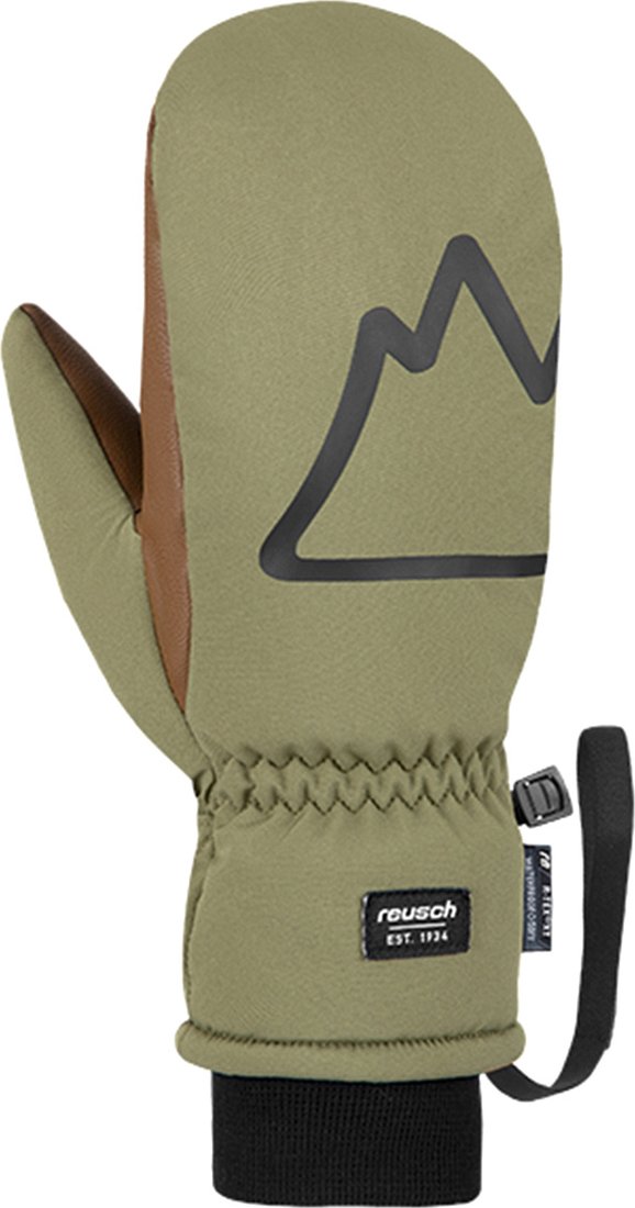 

Горнолыжные варежки Reusch Carter R-TEX XT 6302530-5499 (р-р 7, Mitten Burnt Olive/Dark Brown)