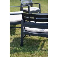 Набор садовой мебели Ipae Progarden JAV04CCA (антрацит)